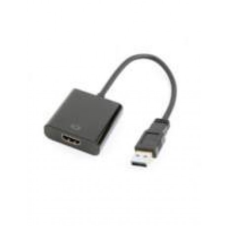 Gembird A-USB3-HDMI-02 USB grafische adapter 1920 x 1080 Pixels Zwart